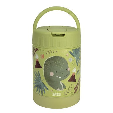 Cracky il Dinosauro Thermos Portapappa 350ml Sassi