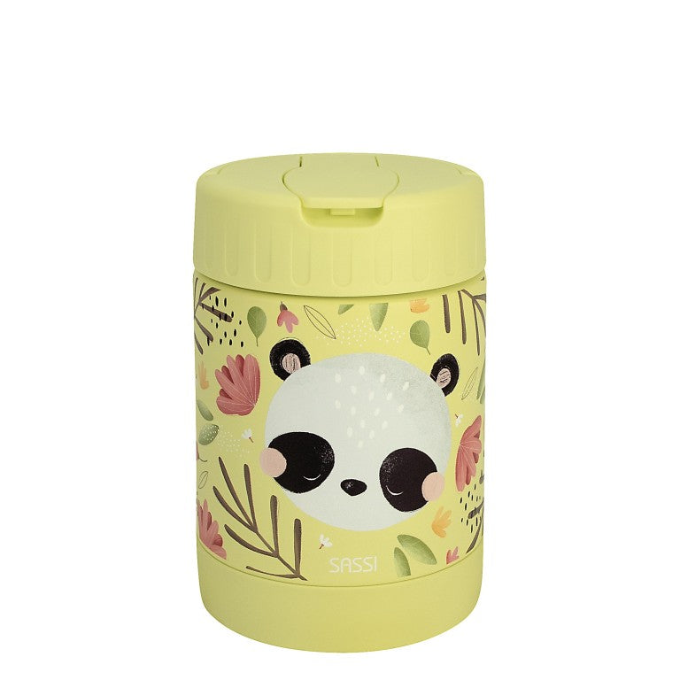 Gnummy il Panda Thermos Portapappa 350ml Sassi